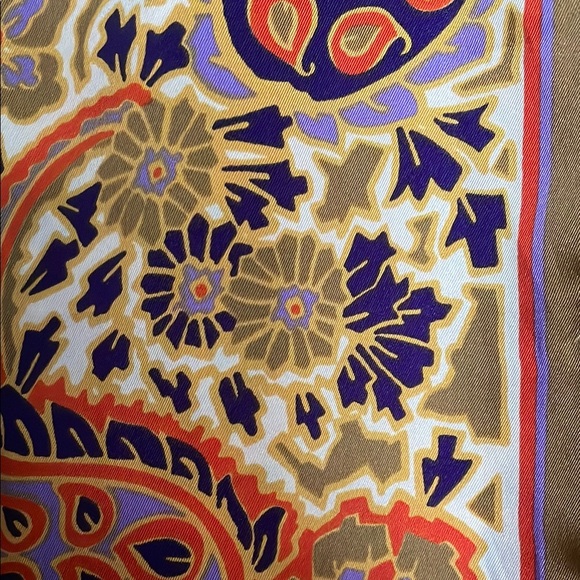 Zara Colorful Paisley Button-Up Blouse sz s - Picture 2 of 4